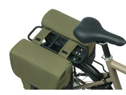 Basil GO 32 Liter doppelte Fahrradtasche - Dark Green< Fahrradtaschen|Fahrrad Zubehör