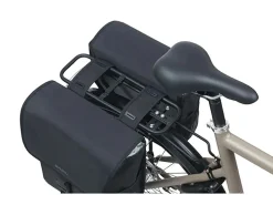 Basil Fahrrad Zubehör|Fahrradtaschen-GO 32 Liter Doppelte Fahrradtasche - Black