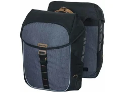 Basil Fahrrad Zubehör|Fahrradtaschen^Miles Doppelpacktasche - Grey