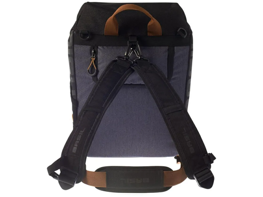 Basil Fahrrad Zubehör|Fahrradtaschen^Miles Fahrradrucksack - Grey