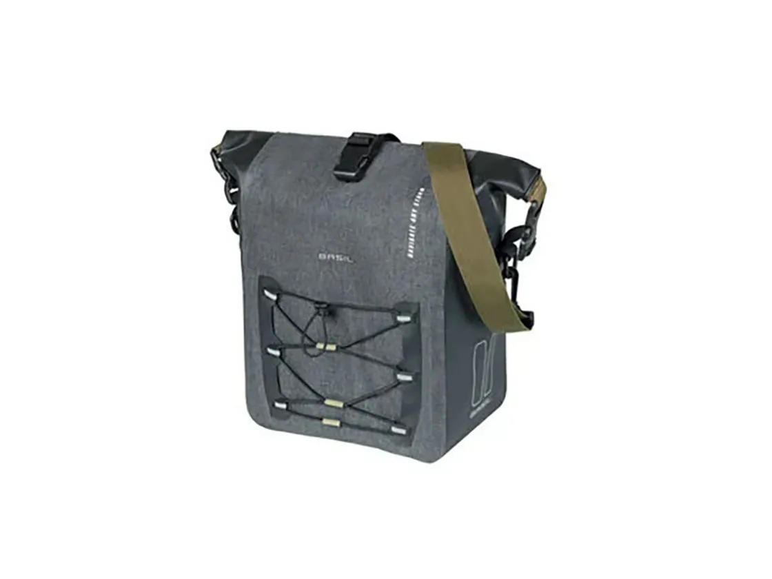 Basil Fahrrad Zubehör|Fahrradtaschen-Navigator Storm M 12-15 Liter einzelne Fahrradtasche - Black