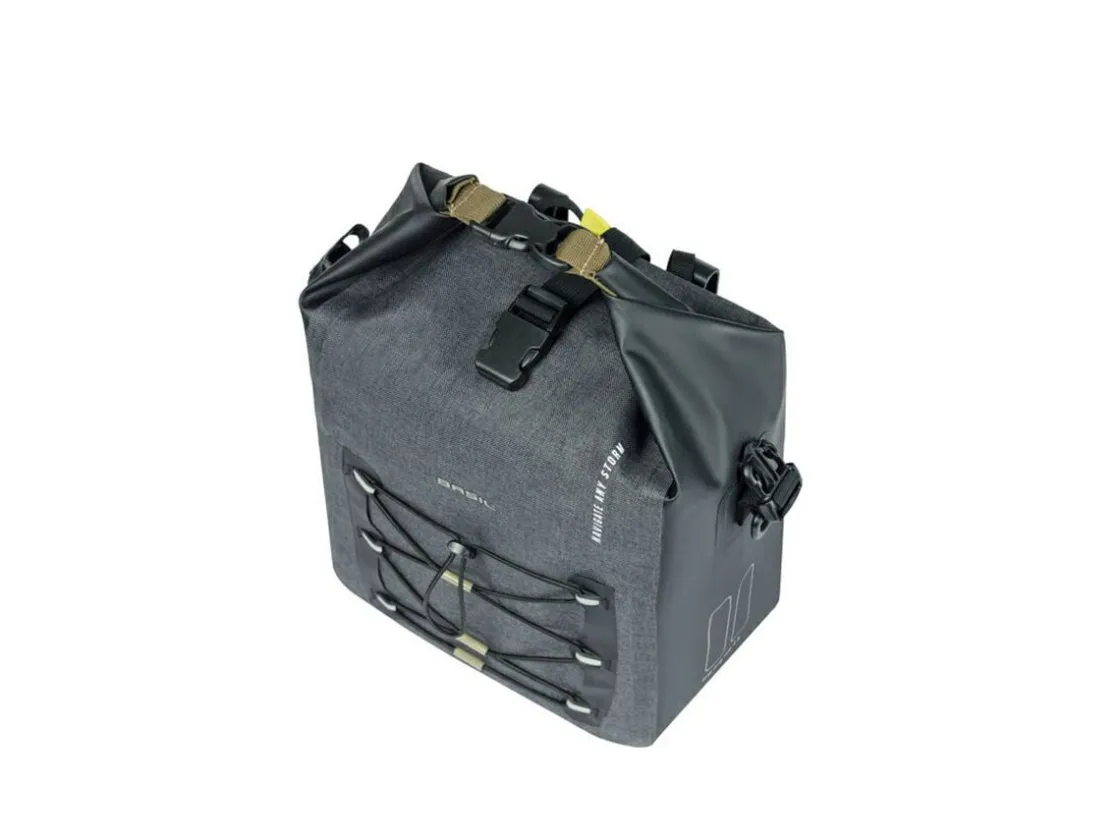 Basil Fahrrad Zubehör|Fahrradtaschen-Navigator Storm M 12-15 Liter einzelne Fahrradtasche - Black