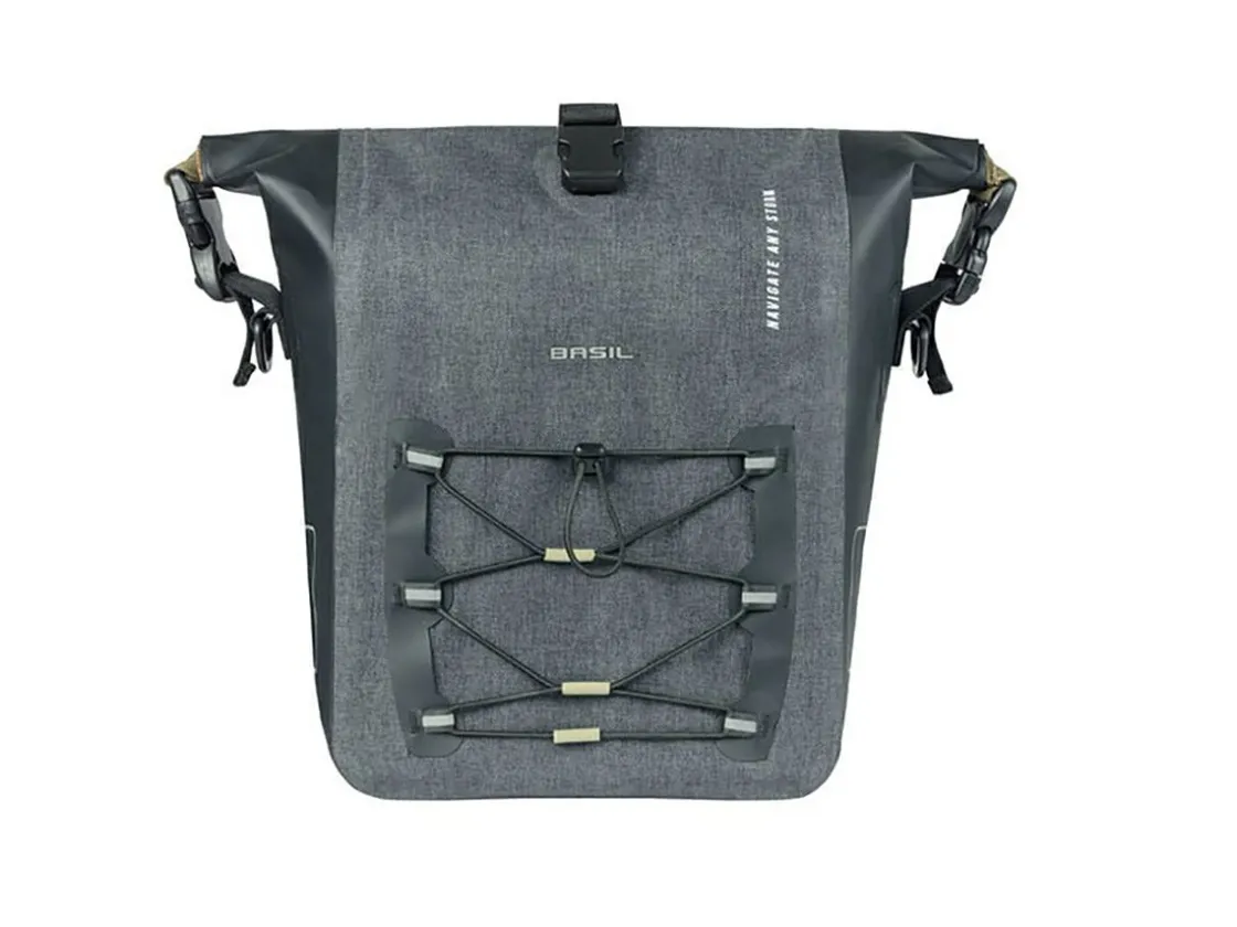 Basil Fahrrad Zubehör|Fahrradtaschen-Navigator Storm M 12-15 Liter einzelne Fahrradtasche - Black