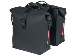 Basil Fahrrad Zubehör|Fahrradtaschen^SoHo Nordlicht Doppelfahrradtasche - Black