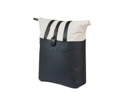 Basil Vive Shopper Einzelradtasche 15-20 L – Off White Black< Fahrrad Zubehör|Fahrradtaschen