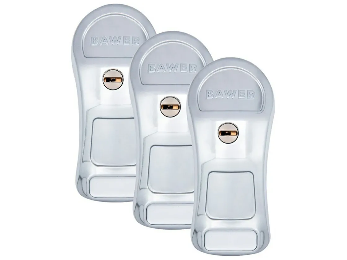 Markenlos Türschlösser-BAWER Armo 3-pack Lieferwagen-Schloss - Chrome