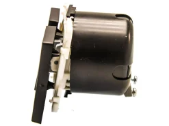 Markenlos Lichtschalter & Steckdosen-BBA 230 volt Doppel-Wippschalte - black