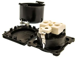 Markenlos BBA 230 Volt Schuko-Steckdose - Black< Lichtschalter & Steckdosen