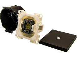 Markenlos Lichtschalter & Steckdosen^BBA 12 volt Wippschalter mit Kontrollleuchte - black
