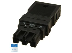 WAGO Lichtschalter & Steckdosen^BBA Winsta Midi Connector male - black