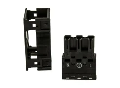 WAGO Lichtschalter & Steckdosen^BBA Winsta Midi Connector male - black