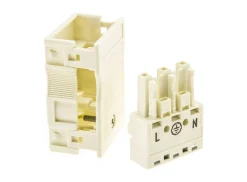 WAGO Lichtschalter & Steckdosen-BBA Winsta Midi Connector female - white