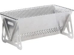 BBQ Collection Campinggrills|Campinggrills^BBQ Edelstahl Mini-Klappgrill für Holzkohle