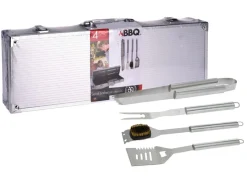 BBQ Collection Grillbesteck|Grillbesteck^BBQ 4-teiliges Werkzeugset im Koffer