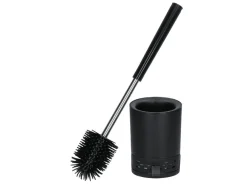 Markenlos 2BEHOME WC-Bürste mit Halter - Black< Toiletten Zubehör