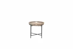 Garden Impressions Gartentische-Benidorm Beistelltisch - Diameter 60xH50 cm natural rotan