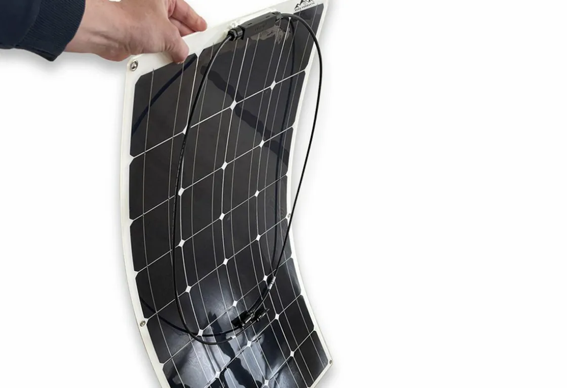 Bergproducts Solar Komplettsets^Komplettpaket 100 Watt Flexibles Solarpanel