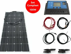 Bergproducts Solar Komplettsets^Komplettpaket 100 Watt Flexibles Solarpanel