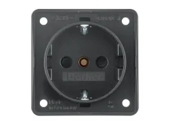 Berker Integro 1V RA AB Steckdose - Anthrazit< Lichtschalter & Steckdosen