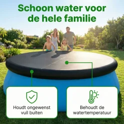 Bestway Pool Zubehör^ø244 cm Abdeckplane - Black