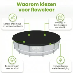Bestway Pool Zubehör^ø396 cm Abdeckplane - Black
