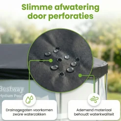 Bestway Pool Zubehör^ø396 cm Abdeckplane - Black