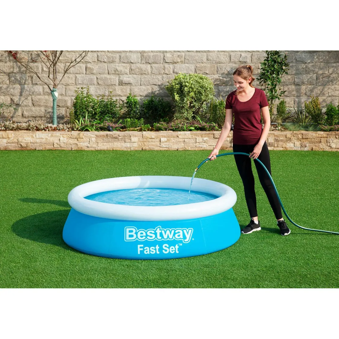 Bestway Aufblasbare Pools^Fast Set 183 cm Pool - Blue
