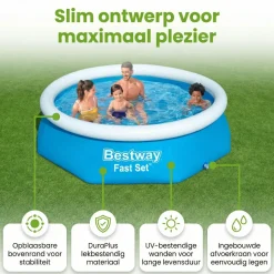 Bestway Aufblasbare Pools-fast set 244x61cm pool