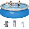 Bestway Aufblasbare Pools-fast set 457x122cm pool – 4-teilig