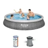 Bestway Aufblasbare Pools-Fast Set 396x84cm Pool – 3-teilig