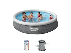 Bestway Fast Set 366x76cm Pool – 3-teilig< Aufblasbare Pools