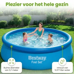 Bestway fast set 366x76cm pool< Aufblasbare Pools