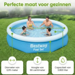 Bestway Aufblasbare Pools-fast set 305x66cm pool