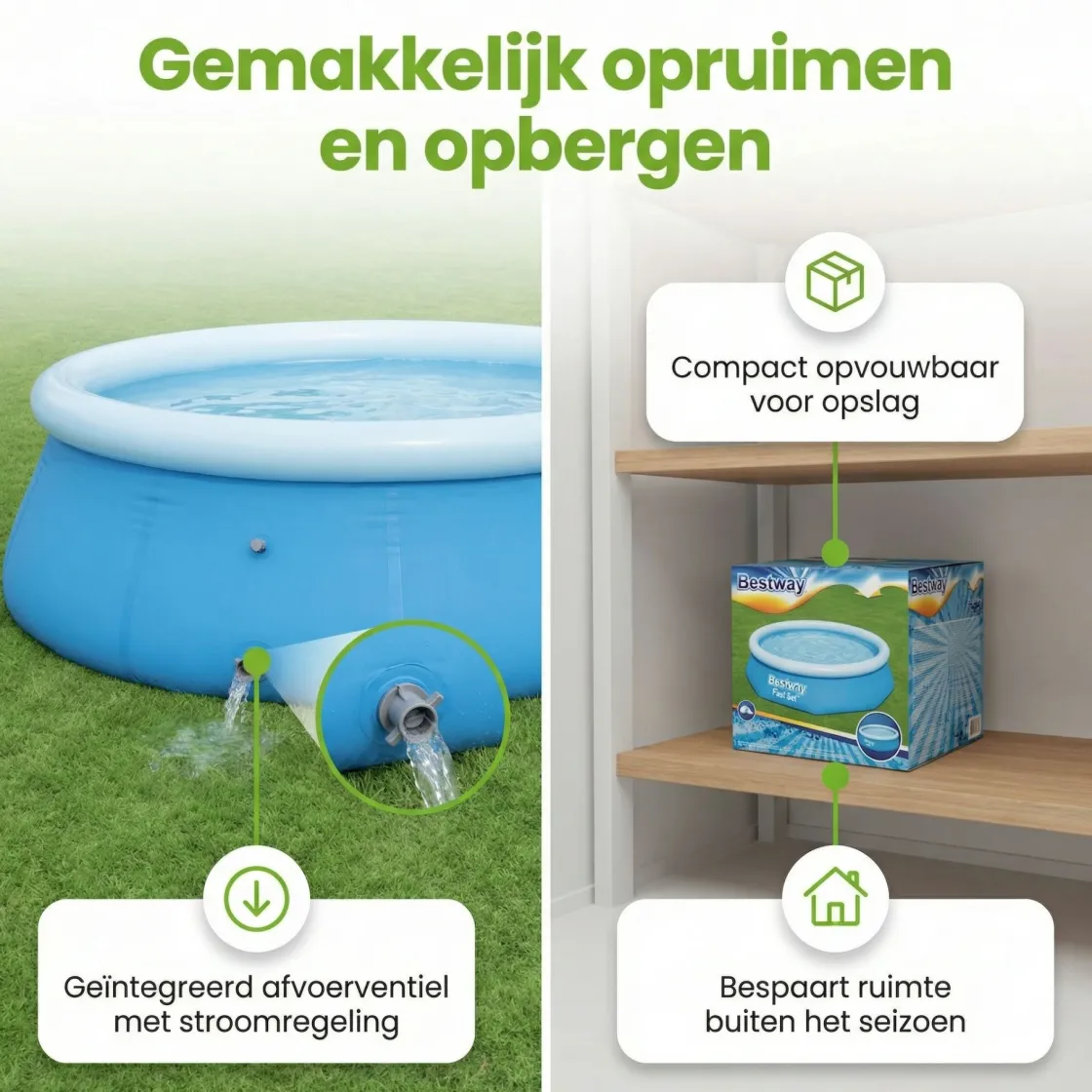 Bestway Aufblasbare Pools-fast set 305x66cm pool