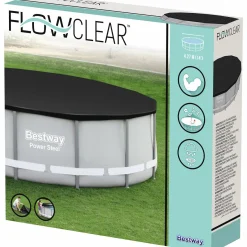 Bestway Aufstellpools^Flowclear 427 cm Schwimmbadabdeckung