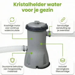 Bestway Flowclear 3028 l/h Filterpumpe< Pool Zubehör