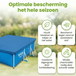 Bestway Pool Zubehör^frame abdeckplane - 221 x 150 cm