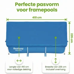 Bestway frame 400x211cm abdeckplane - Blue< Pool Zubehör