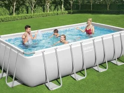 Bestway Aufstellpools^Power Steel 488x244cm Pool mit Zubehör