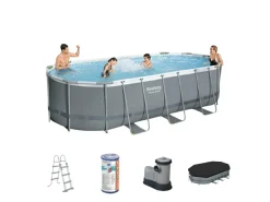 Bestway Aufstellpools^power steel 549x274x122cm pool – 5-teilig