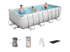 Bestway power steel 488x244x122cm pool – 5-teilig< Aufstellpools