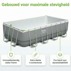 Bestway Aufstellpools-power steel 549x274x122cm pool – 5-teilig