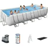 Bestway power steel 640x274x132cm pool – 5-teilig< Aufstellpools