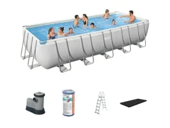 Bestway power steel 640x274x132cm pool – 5-teilig< Aufstellpools