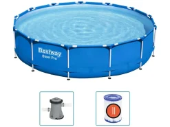 Bestway Aufstellpools^Steel Pro Ø396 cm Pool mit Pumpe