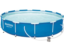Bestway Aufstellpools-Steel Pro 366 cm Pool mit Filterpumpe