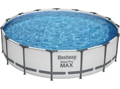 Bestway Aufstellpools-Steel Pro Max Ø457 Pool mit Zubehör