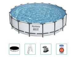 Bestway Steel Pro Max Ø549 x 122 Pool mit Filterpumpe< Aufstellpools