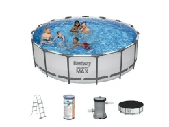 Bestway steel pro max 457x122cm pool – 5-teilig< Aufstellpools