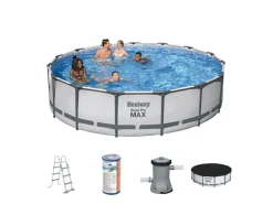 Bestway steel pro max 457x107cm pool – 5-teilig< Aufstellpools